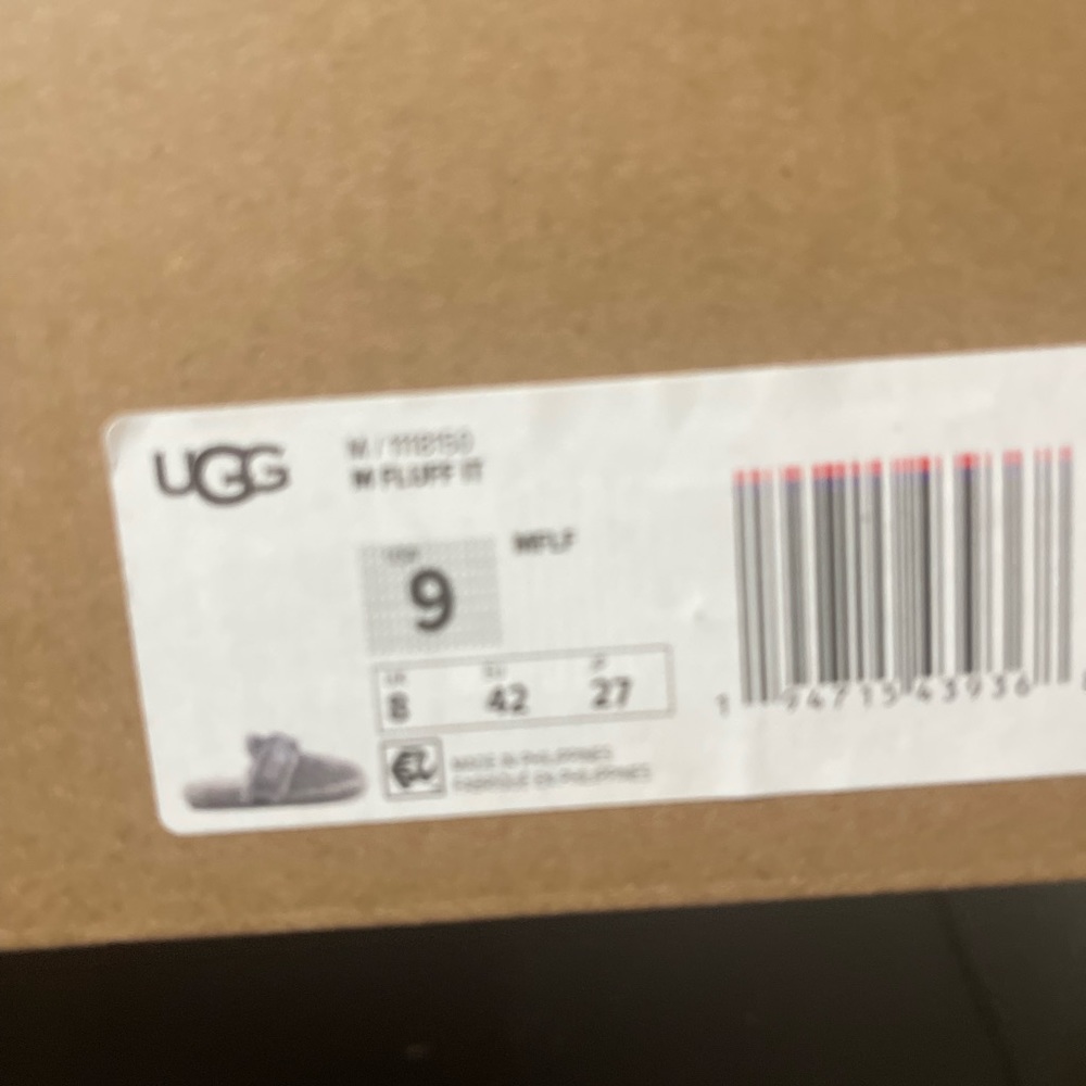 UGG fluff it metal comfort fluff slippers - Picture 2 of 9